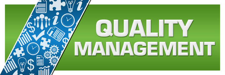 Quality Management Blue Business Element Green Left Side 