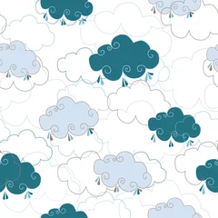 Meubelstickers Clouds on white background © Юлия Егорова