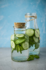 Fresh cucumber water