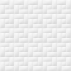 Fototapeta premium White seamless geometric pattern. Vector tiles background.
