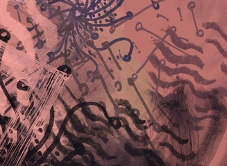 Abstract painting on canvas. Hand made art. Colorful texture. Modern artwork. Strokes of fat paint. Brushstrokes. Contemporary art. Artistic background image.