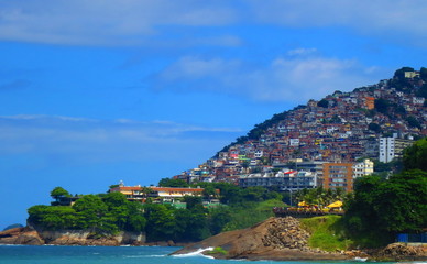Fototapeta na wymiar Leblon Beach in Rio de Janeiro