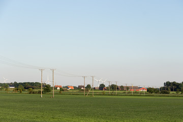 Fototapeta premium Power lines
