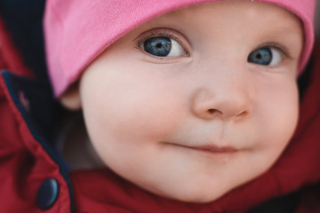 Baby portrait. closeup.