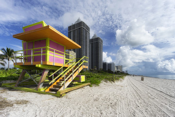 South Beach in Miami, Florida, USA