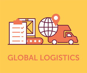 Global Logistics Icons