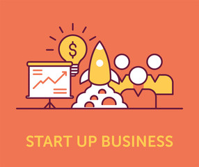 Start Up Business Icons
