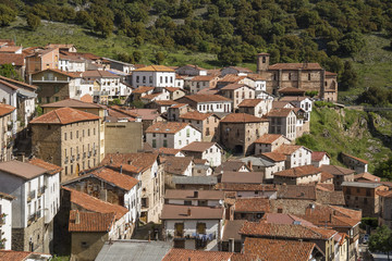Ortigosa de Cameros village in La Rioja province, Spain