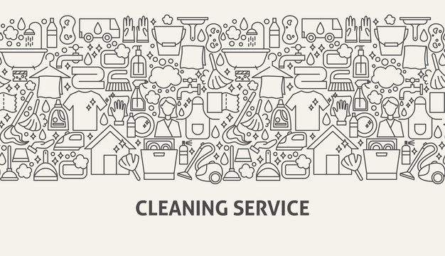 Cleaning Service Banner Concept