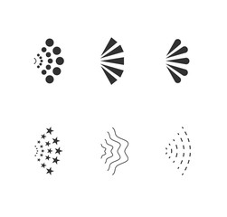 Spray icons vector