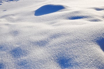 Snow on the ground