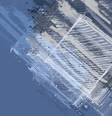 Abstract painting on canvas. Hand made art. Colorful texture. Modern artwork. Strokes of fat paint. Brushstrokes. Contemporary art. Artistic background image.