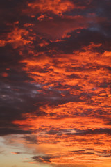 Fototapeta premium Fire Sky