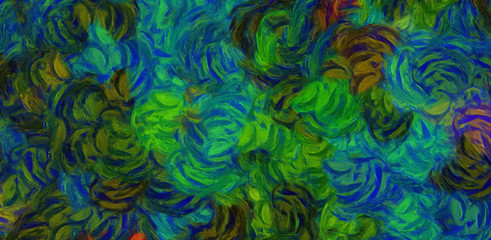 Abstract art background. Soft brushstrokes of paint. Good for printed pictures, postcards, posters or wallpapers and textile printing. Contemporary art. Hand drawn artistic pattern for graphic design.