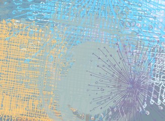 Abstract painting on canvas. Hand made art. Colorful texture. Modern artwork. Strokes of fat paint. Brushstrokes. Contemporary art. Artistic background image.