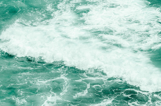 wave on the ocean. pastel color © Marina Vilesova