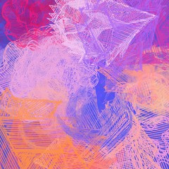 Abstract painting on canvas. Hand made art. Colorful texture. Modern artwork. Strokes of fat paint. Brushstrokes. Contemporary art. Artistic background image.