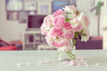 a bunch of Peony flowers