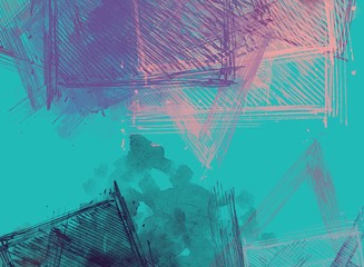 Abstract painting on canvas. Hand made art. Colorful texture. Modern artwork. Strokes of fat paint. Brushstrokes. Contemporary art. Artistic background image.