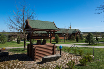 Fototapeta na wymiar Orthodox hermitage in Odrynki, Podlaskie, Poland