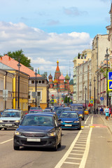 Plakat Street in Moscow