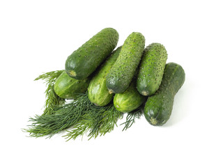 Cucumbers and a bunch of dill
