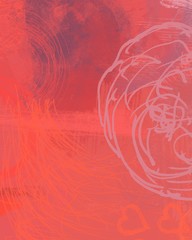 Abstract painting on canvas. Hand made art. Colorful texture. Modern artwork. Strokes of fat paint. Brushstrokes. Contemporary art. Artistic background image.