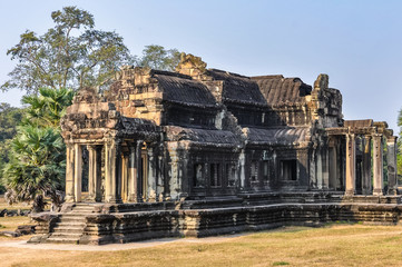 Fototapeta premium The main temple in Angkor Wat, Cambodia