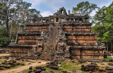 Fototapeta na wymiar Phimeanakas Temple in Angkor Wat, Cambodia