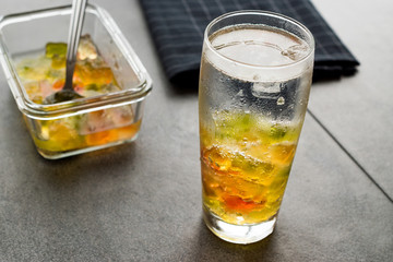 Gummy Bears with Vodka Cocktail