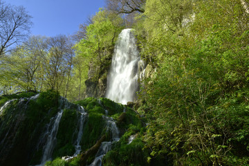 Uracher Wasserfall; Bad Urach; Deutschland; Schwaebische Alb;