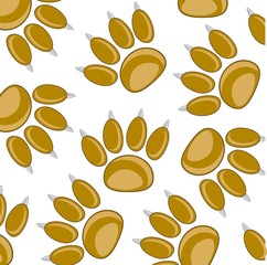 Traces animal pattern