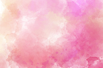 Pink watercolor abstract background