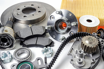 Auto parts. Spare parrts for the rapair of cars.