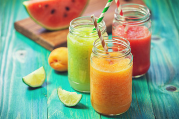 Freshly Blended Fruit Smoothies