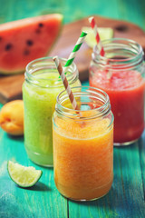 Freshly Blended Fruit Smoothies