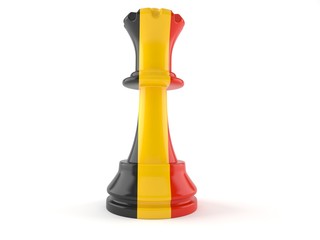 Chess with belgian flag