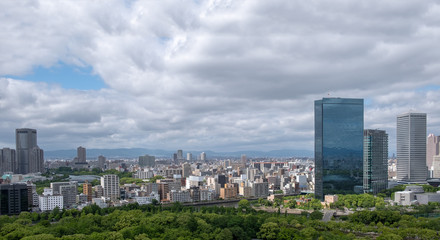 Fototapeta na wymiar Osaka cityscape , Japan