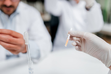 PH-value water analysis.