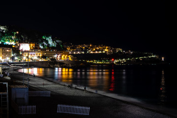 Obraz premium English embankment of Nice, France
