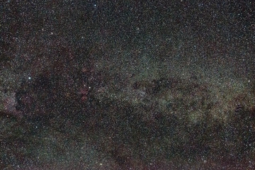 Galaxy The Milky Way in the night sky with stars. A view of the open space. Long exposure.