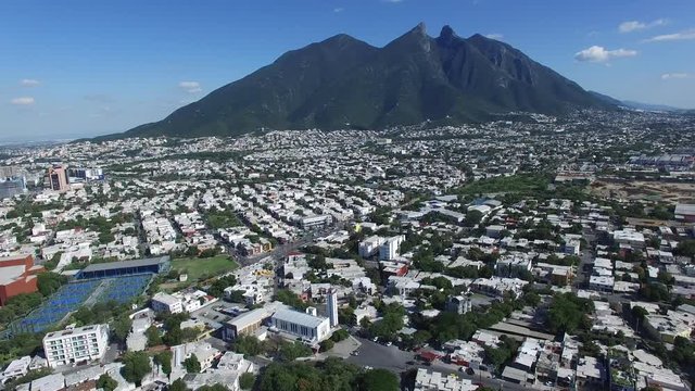 Monterrey Mexico Aerial Drone Footage