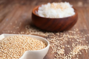 heap organic quinua seeds