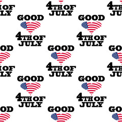 Independence Day of America endless pattern