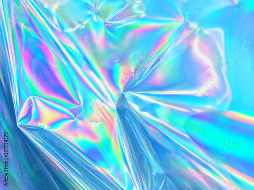 Holographic Texture Of Iridescent Wrinkled Blue Foil Surface 80s Or 90s Neon Colors In Wrinkled Gradient Foil Background Wall Mural Migrenart Holographic Texture Of Iridescent Wrinkled Blue Foil Surface 80s Or 90s Neon Colors In Wrinkled Gradient Foil Background Wall Mural Migrenart