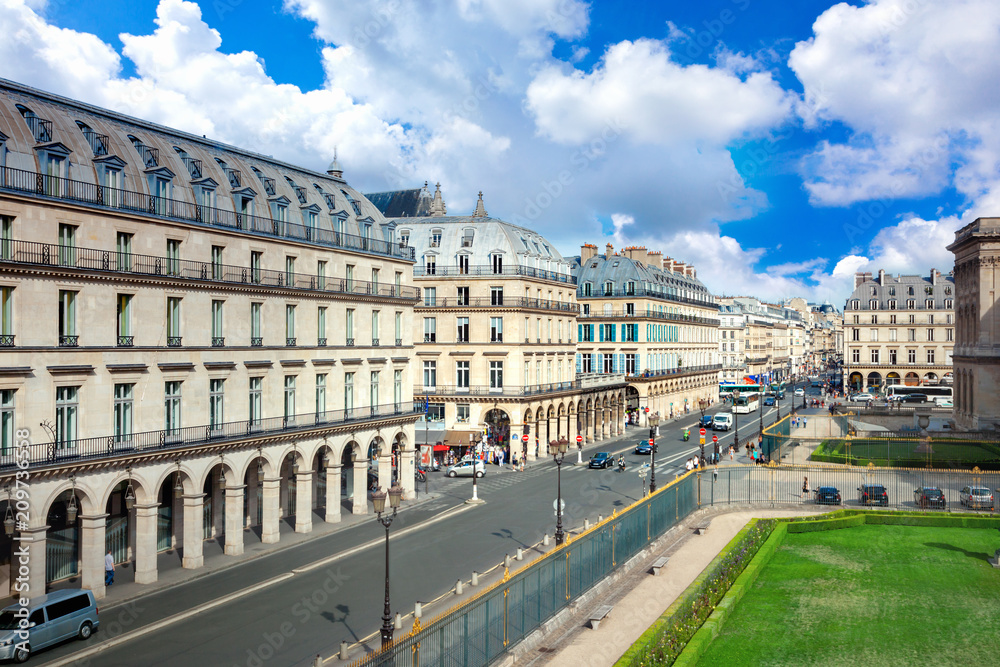 Canvas Prints Rue de Rivoli, Paris, France