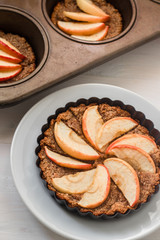 Apple Tartlet with Background