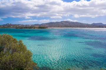 Fototapeta premium Bucht von Porto Cervo an der auf Sardinien