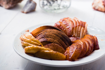 Baked Apples and Pears