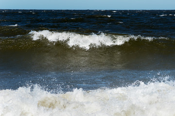 Baltic sea wave.